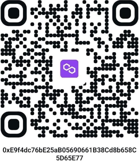 Polygon Donation QR Code